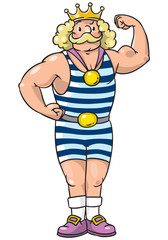 Strong fairy tale king