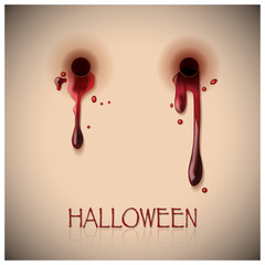 Obraz premium Halloween Festival Bite And Blood Background