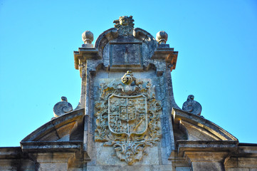 Fototapeta na wymiar Pontevedra, Galicia, escudo de armas, nobleza