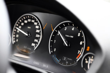 Fototapeta premium Car dashboard detail