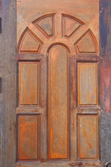Texture of a wooden door with blanks