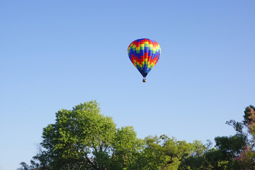 Fototapeta na wymiar Hot Air Balloon Soar