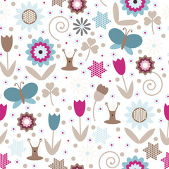 Summer seamless background