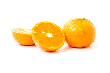 Sliced orange fruit