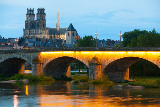 Orleans at a summer evening