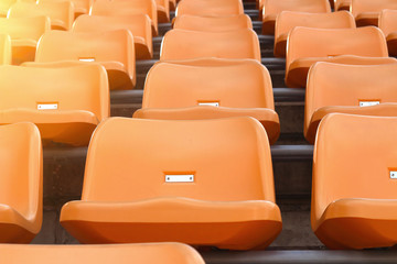 Stadium seats for sport football