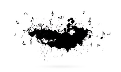Obraz premium Koncepcja muzyki