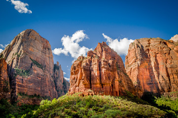 zion national park landscape