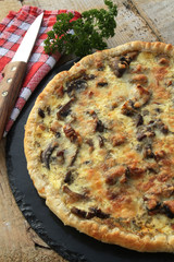 quiche aux champignons