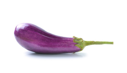 eggplant  on white
