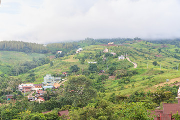 Village in mountain