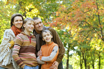 Fototapeta premium Portrait of family relaxing i