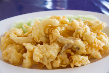 Squid fried
