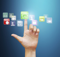 Touch screen display