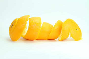 Fototapeta na wymiar orange peel