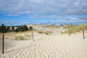Moving dunes