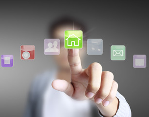 Touch screen display