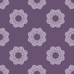 Hand drawn seamless pattern.