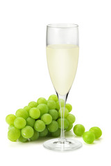 葡萄と葡萄ジュース