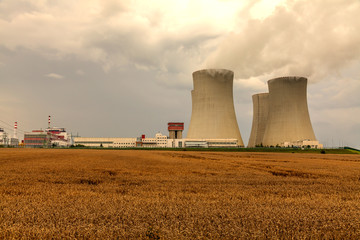 Nuclear power plant Temelin in Czech Republic Europe