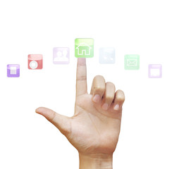 Touch screen display