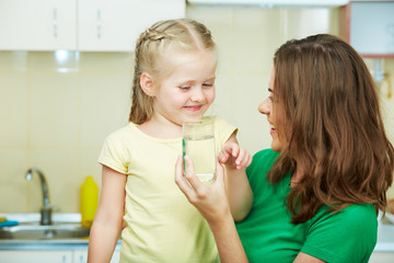 Mother with daughther