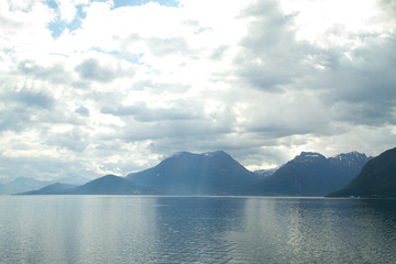 Northern Norwegian fjords.