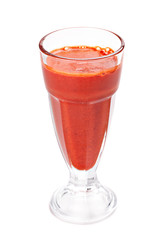Glass of tomato juice