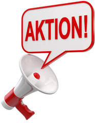 Megaphone Aktion