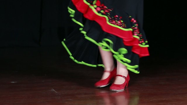 Typical Spanish Flamenco Dance