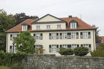 Fototapeta na wymiar Ehem. Burgmannshof Fürstenberg in Werl, Deutschland
