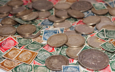 alte deutsche münzen u. briefmarken