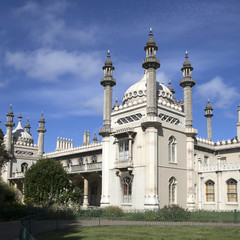 Fototapeta na wymiar Royal Pavilion former Royal residence located in Brighton