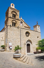Fototapeta na wymiar Mother Church of Rocca Imperiale. Calabria. Italy.