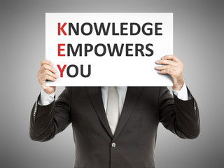 business man message