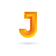 Letter J logo icon design template elements