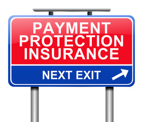 Payment protection insurance concept.
