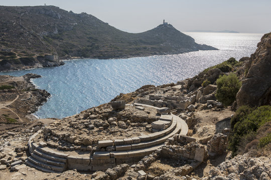 Temple of Aphrodite in Knidos, Datca, Mugla, Turkey