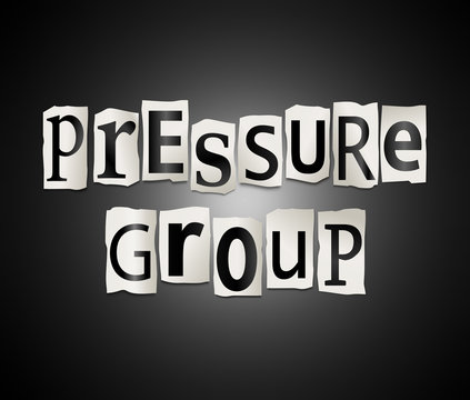 Pressure group concept.