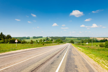 Fototapeta premium road stretches
