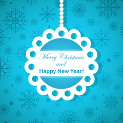 Blue Christmas background