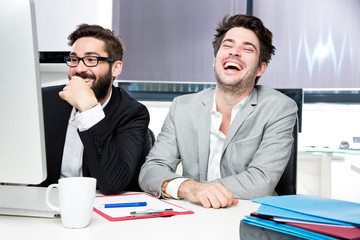 Männer im Büro