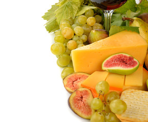 Cheese and fruit