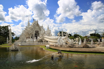 Obraz premium Wat Rong Khun Chiangrai ( thailand )