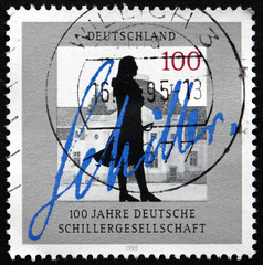 Postage stamp Germany 1995 Schiller Society