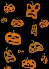 Halloween pattern