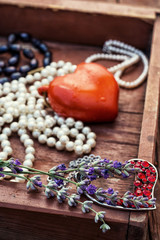 vintage postcard for Valentines day