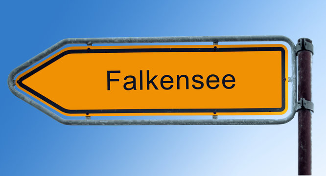 Strassenschild 7 - Falkensee