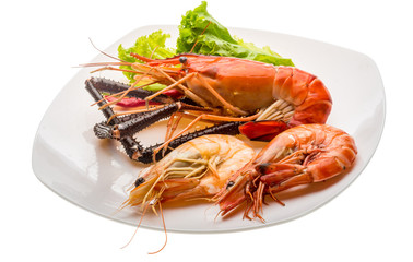 Giant Freshwater Prawn and king prawns