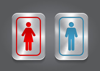 Icon Toilet, Man & Woman
